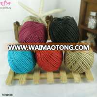 In Stock DIY Twisted Burlap Natural Jute Fabric Twine Rope Colored Jute Rope